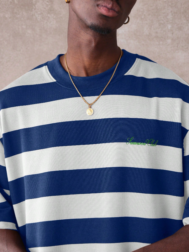 Camiseta Bev Hills Rayas | Edición Summer Club