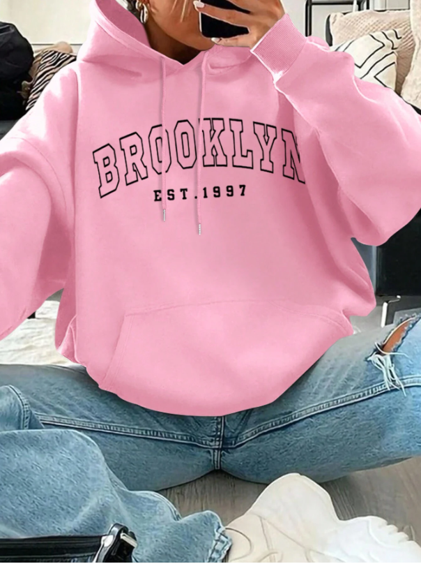 Hoodie Brooklyn Est. 1997 | Colores Urban Pastel y Neutros