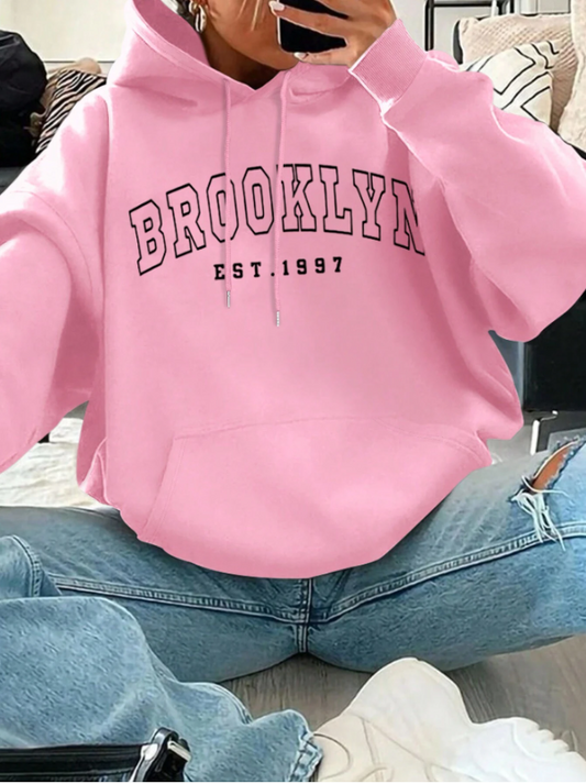 Hoodie Brooklyn Est. 1997 | Colores Urban Pastel y Neutros