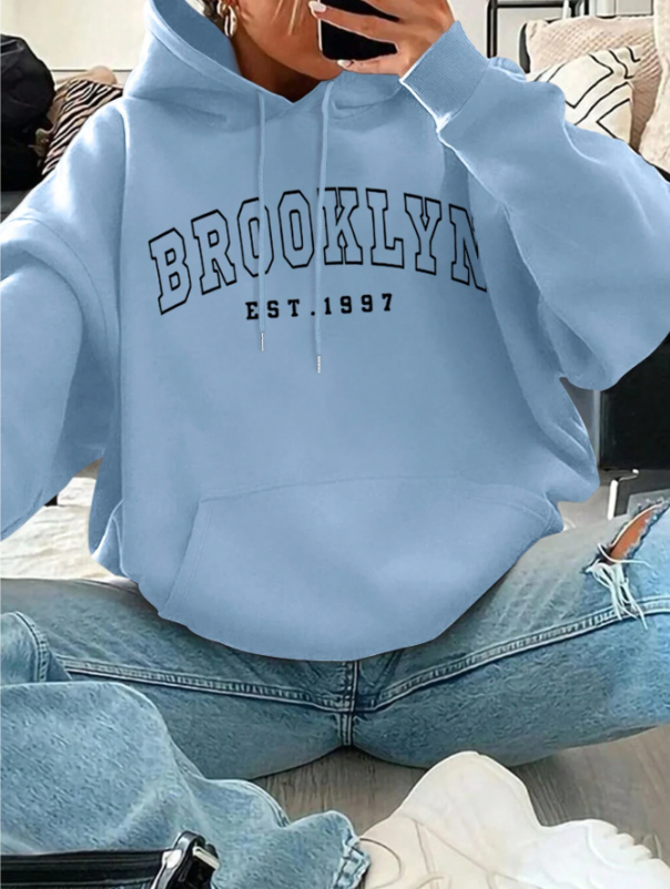 Hoodie Brooklyn Est. 1997 | Colores Urban Pastel y Neutros