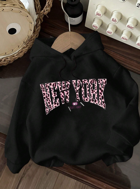 Hoodie New York 1987 | Animal Print Edition