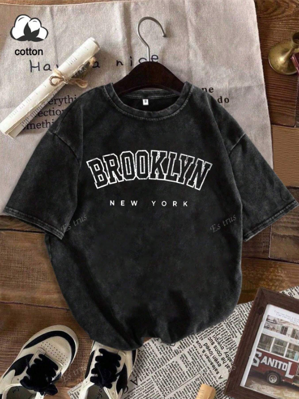 Camiseta BROOKLYN VINTAGE – Estilo Urbano Retro