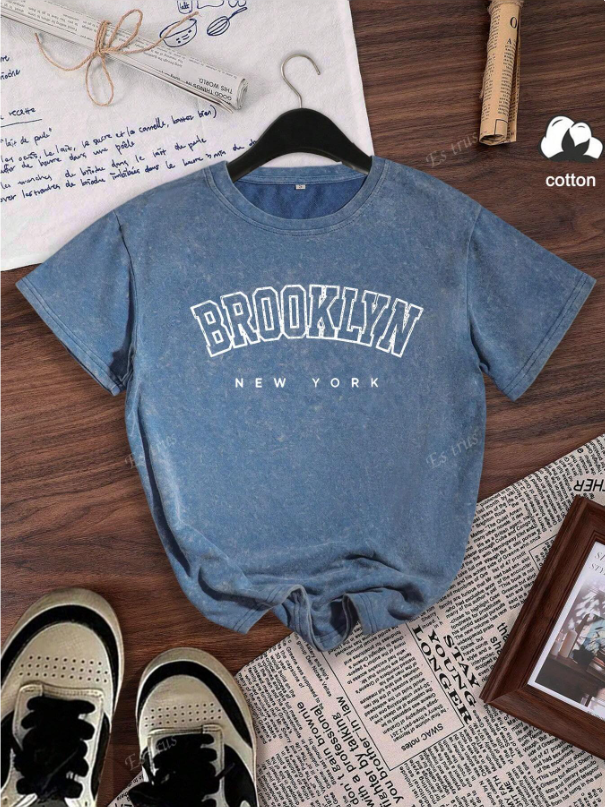 Camiseta BROOKLYN VINTAGE – Estilo Urbano Retro