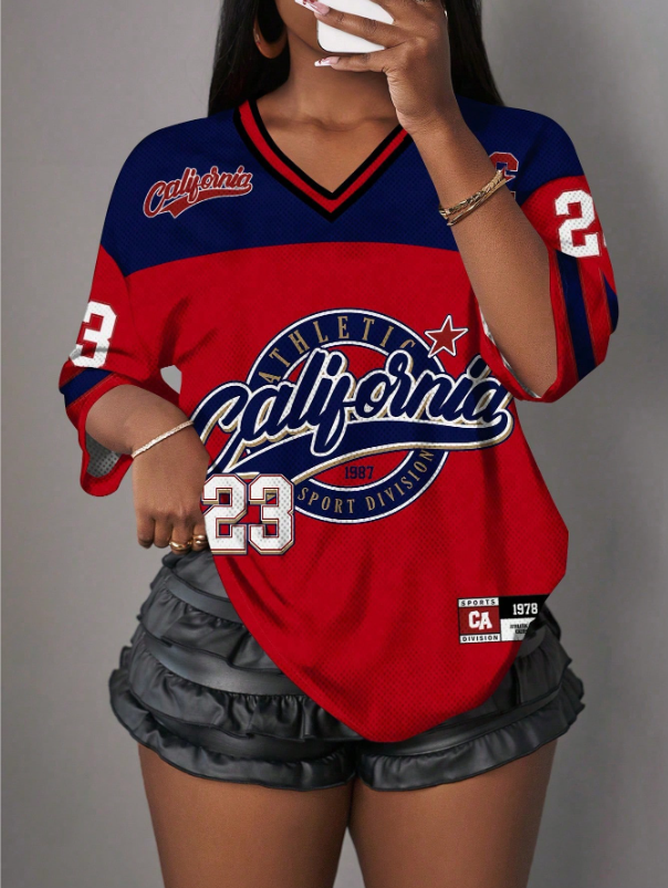 CALIFORNIA ATHLETIC – Jersey Oversize Femenino