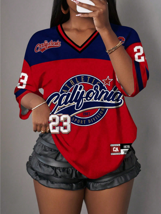 CALIFORNIA ATHLETIC – Jersey Oversize Femenino