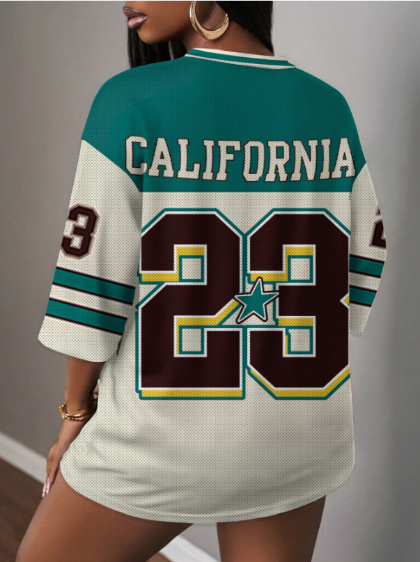 CALIFORNIA ATHLETIC – Jersey Oversize Femenino